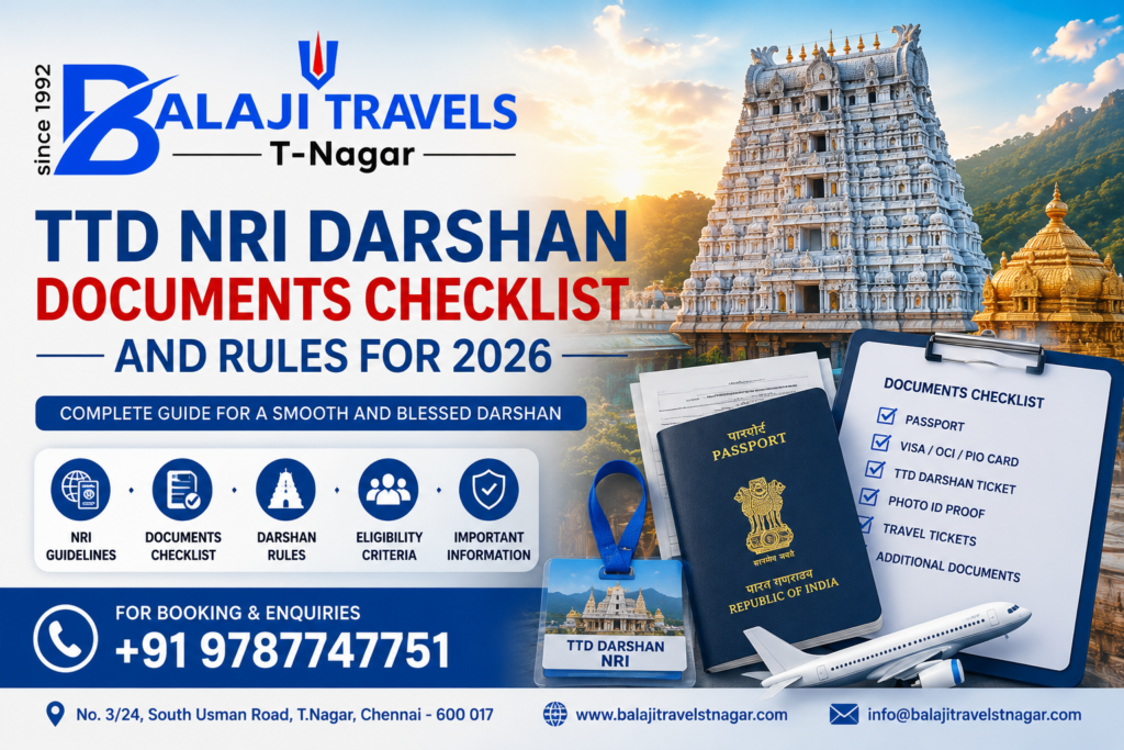TTD NRI Darshan Documents Checklist and Rules for 2026