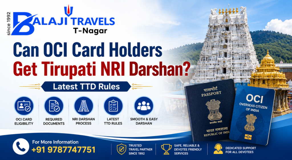 Can OCI Card Holders Get Tirupati NRI Darshan? Latest TTD Rules