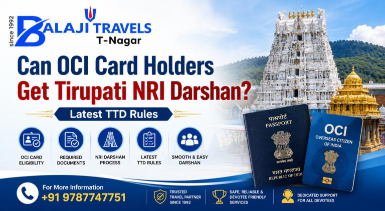 Can OCI Card Holders Get Tirupati NRI Darshan? Latest TTD Rules